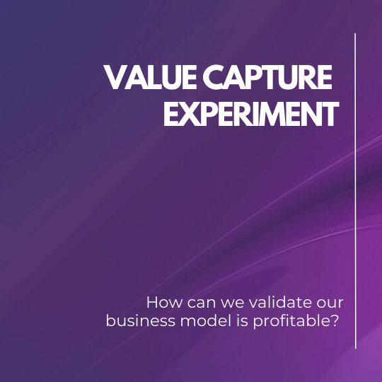Value capture experiment